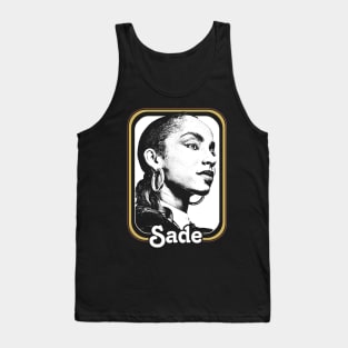 Sade // Retro 80s Style Fan Design Tank Top